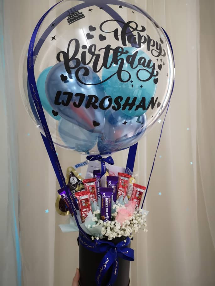 Hot Air Balloon Chocolate Box 5 - Florist in KL