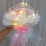 Flower Bouquet Pink Heartier