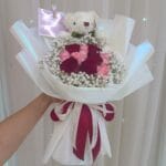 Flower Bouquet Baby Heart