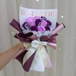 Flower Bouquet Purple Romantic Love